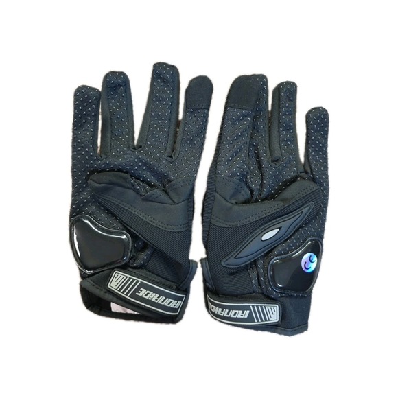 Motorcycle Glove Summer Riding Breathable Hard Knuckle Touchscreen Gloves Sz Med - Picture 2 of 3